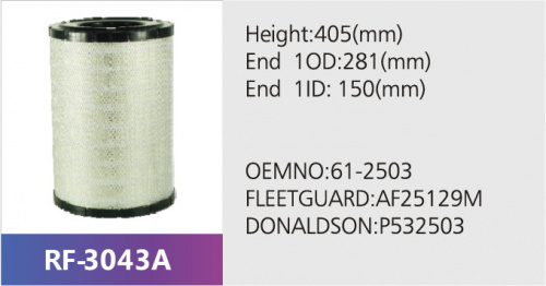 Фильтр воздушный RF-3043AB (1/4)