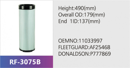 Фильтр воздушный RF-3075AB (1/2/4)